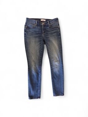 LOFT Women's Dark Blue Skinny Jeans